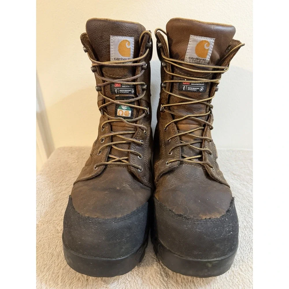Carhartt Men's Rugged Flex Waterproof Boots Insulated Puncture Resistant Size 10